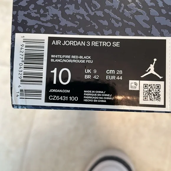 Nike Air Jordan 3 Retro SE mens size 10 - Picture 15 of 16